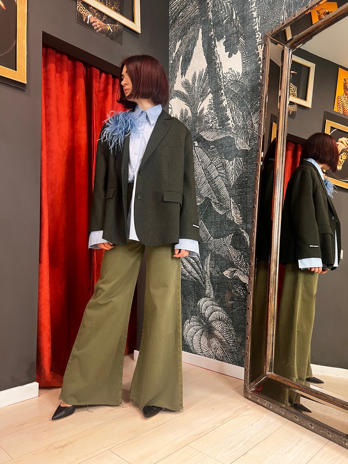 PANTALONE IN DRILL SOALLURE