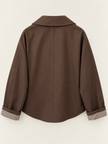TRENCH DOPPIOPETTO CON DETTAGLIO CHECK DONTWAIT