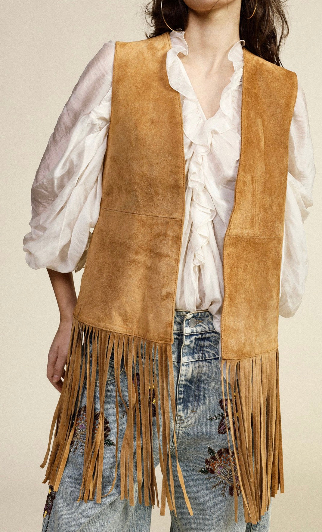 GILET CAMOSCIO FRANGIA DIXIE