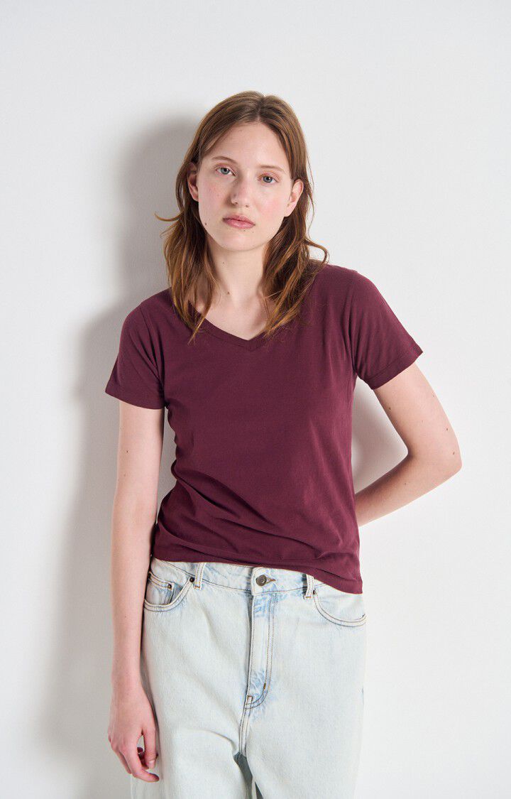 T-SHIRT SCOLLO A V GAMIPY AMERICAN VINTAGE