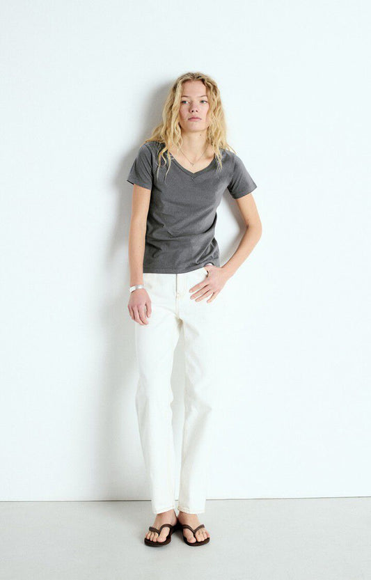 T-SHIRT SCOLLO A V GAMIPY AMERICAN VINTAGE