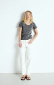 T-SHIRT SCOLLO A V GAMIPY AMERICAN VINTAGE