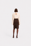 SKIRT DINA CIOCCOLATO ANIYEBY