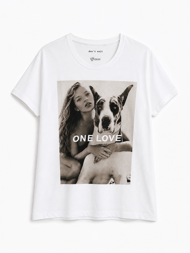 T-SHIRT ONE LOVE DONTWAIT