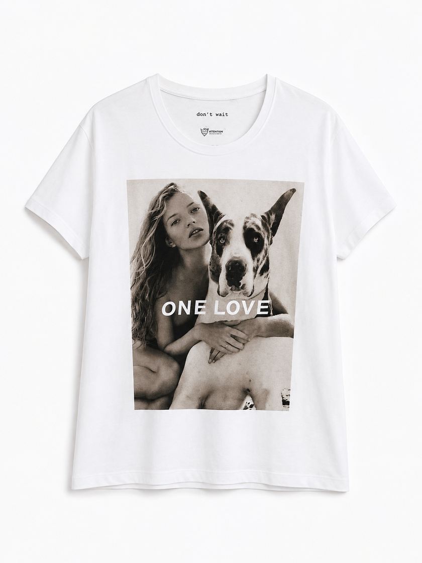 T-SHIRT ONE LOVE DONTWAIT