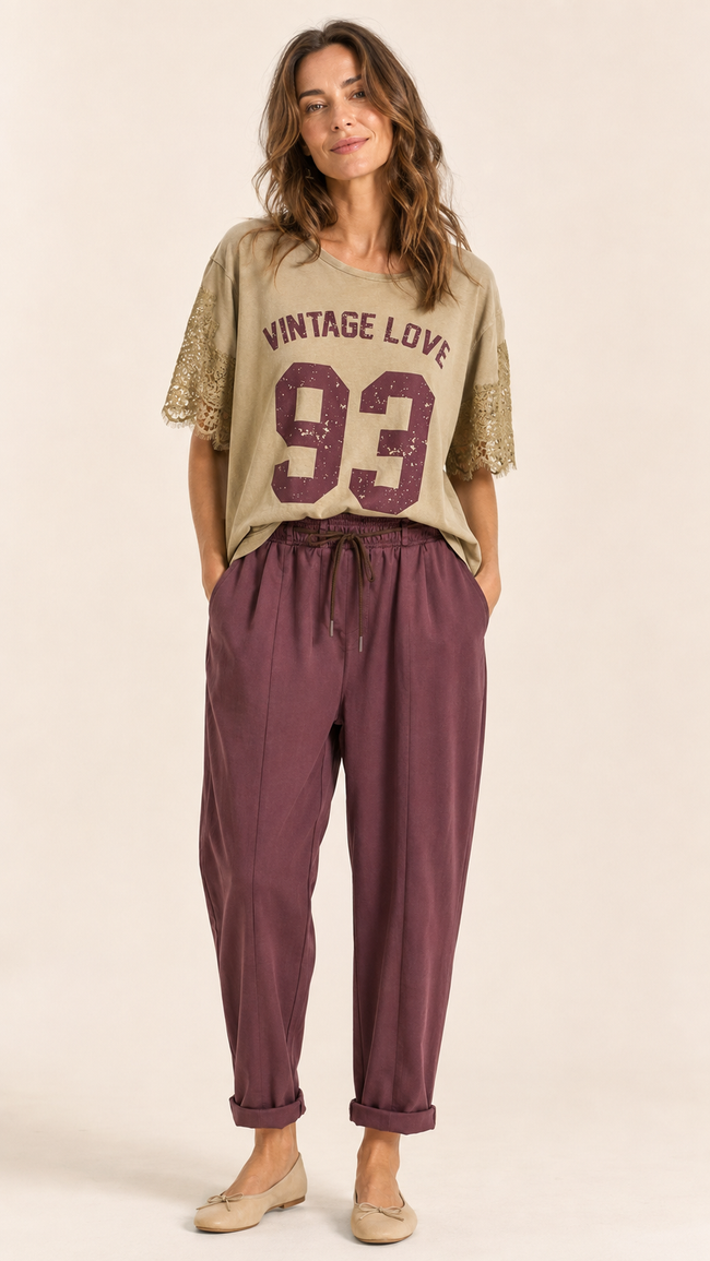 PANTALONE EVER IN COTONE DEJAVU