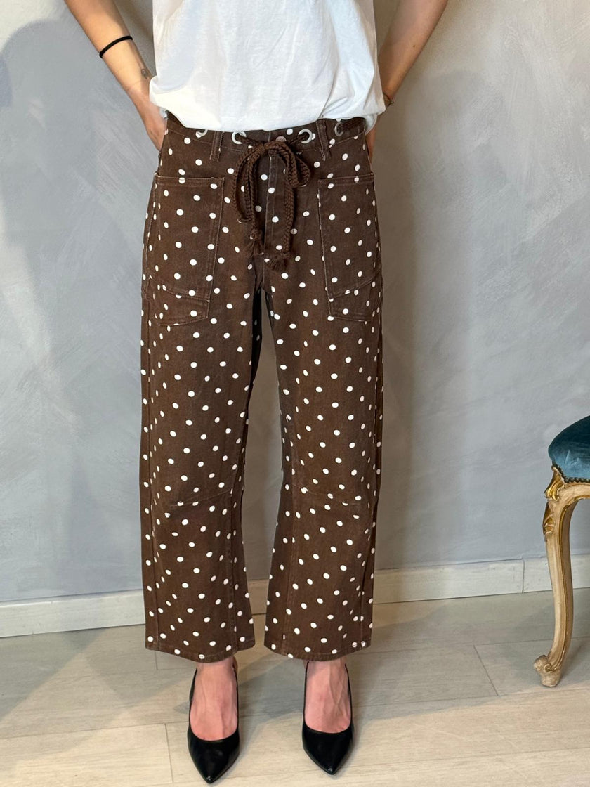 PANTALONE POIS BARREL DONTWAIT