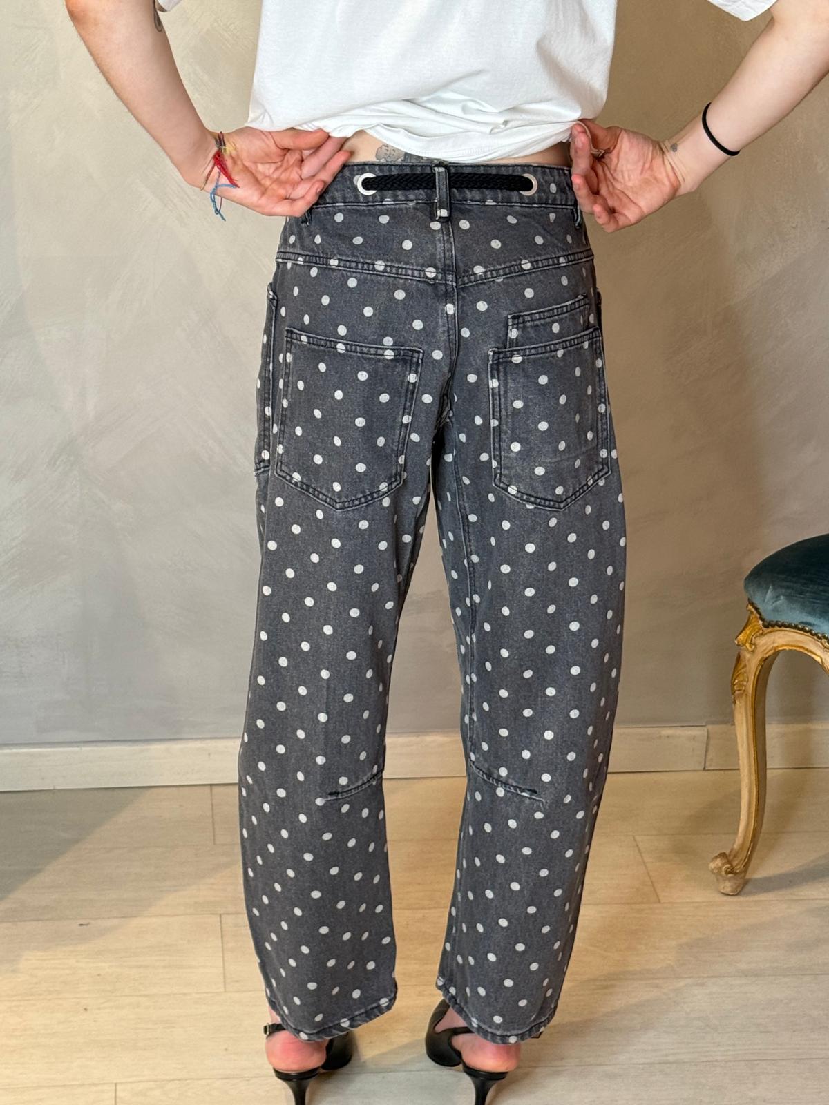 PANTALONE POIS BARREL DONTWAIT