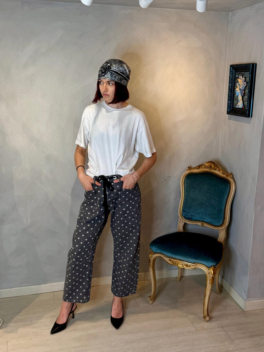 PANTALONE POIS BARREL DONTWAIT