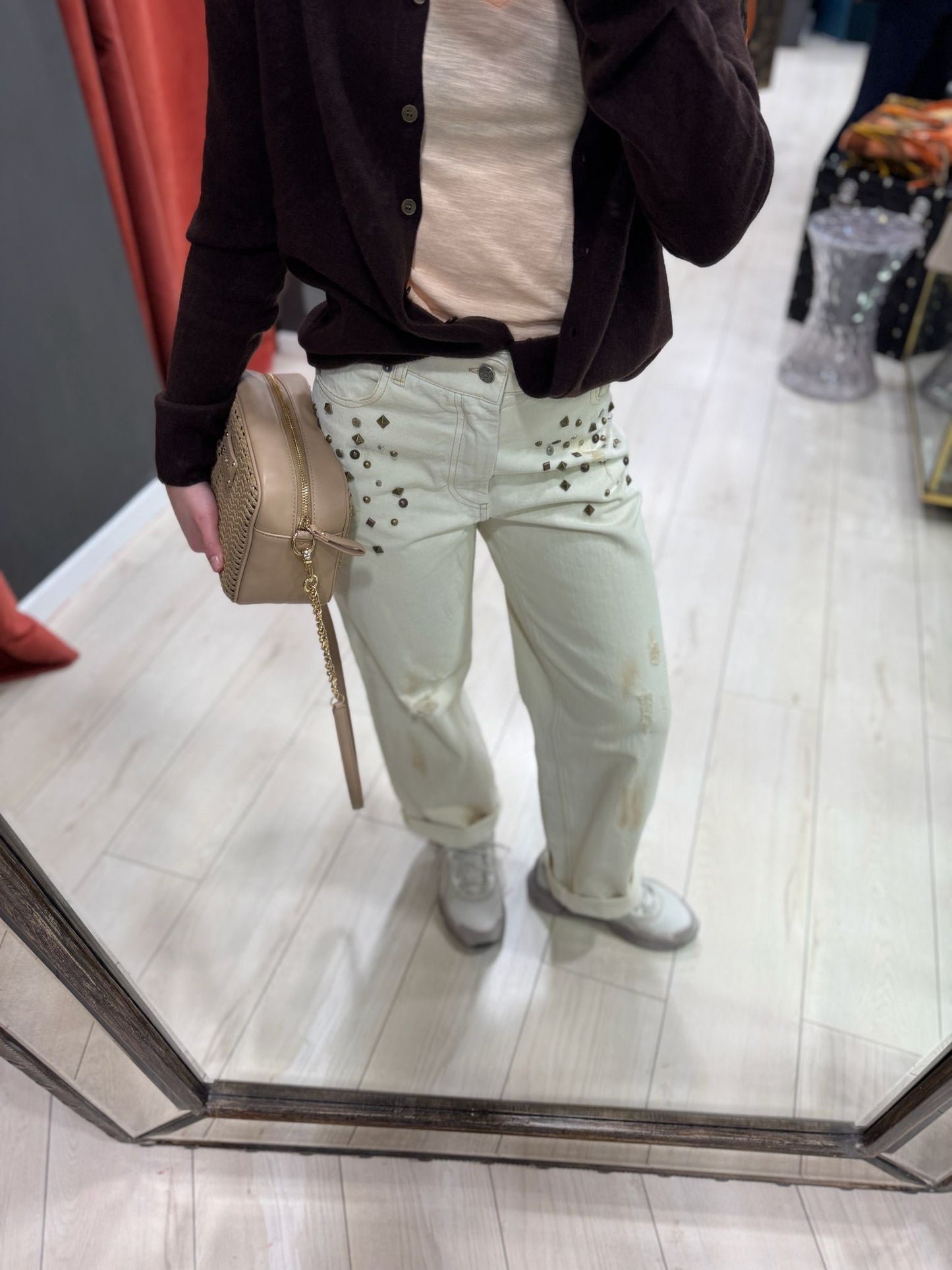 JEANS PANNA BORCHIE SOUVENIR