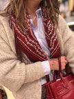 FOULARD IN FANTASIA CON FRANGE DONTWAIT