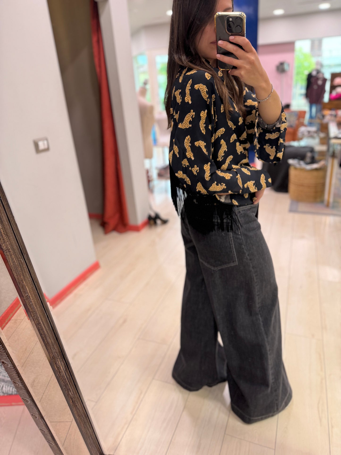 JEANS PALAZZO TENSIONEIN