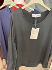 BLUSA OVER SCOLLO TONDO HAVEONE