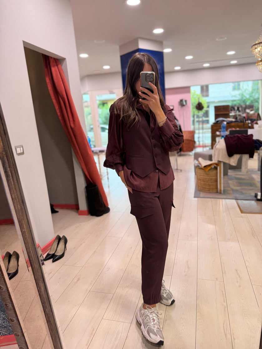 GILET IN CREPE SOALLURE