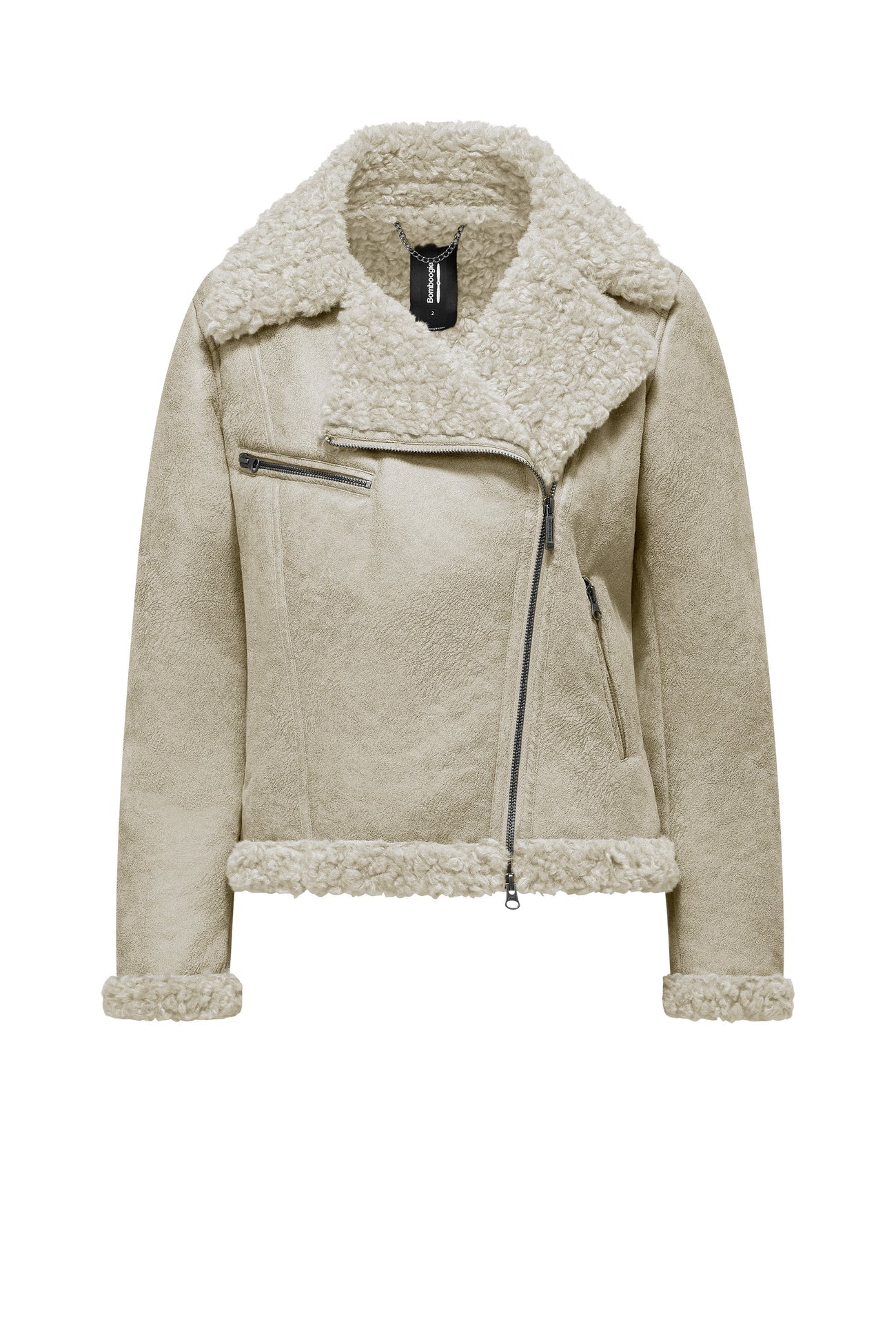 MONTONE EFFETTO SHEARLING BOMBOOGIE