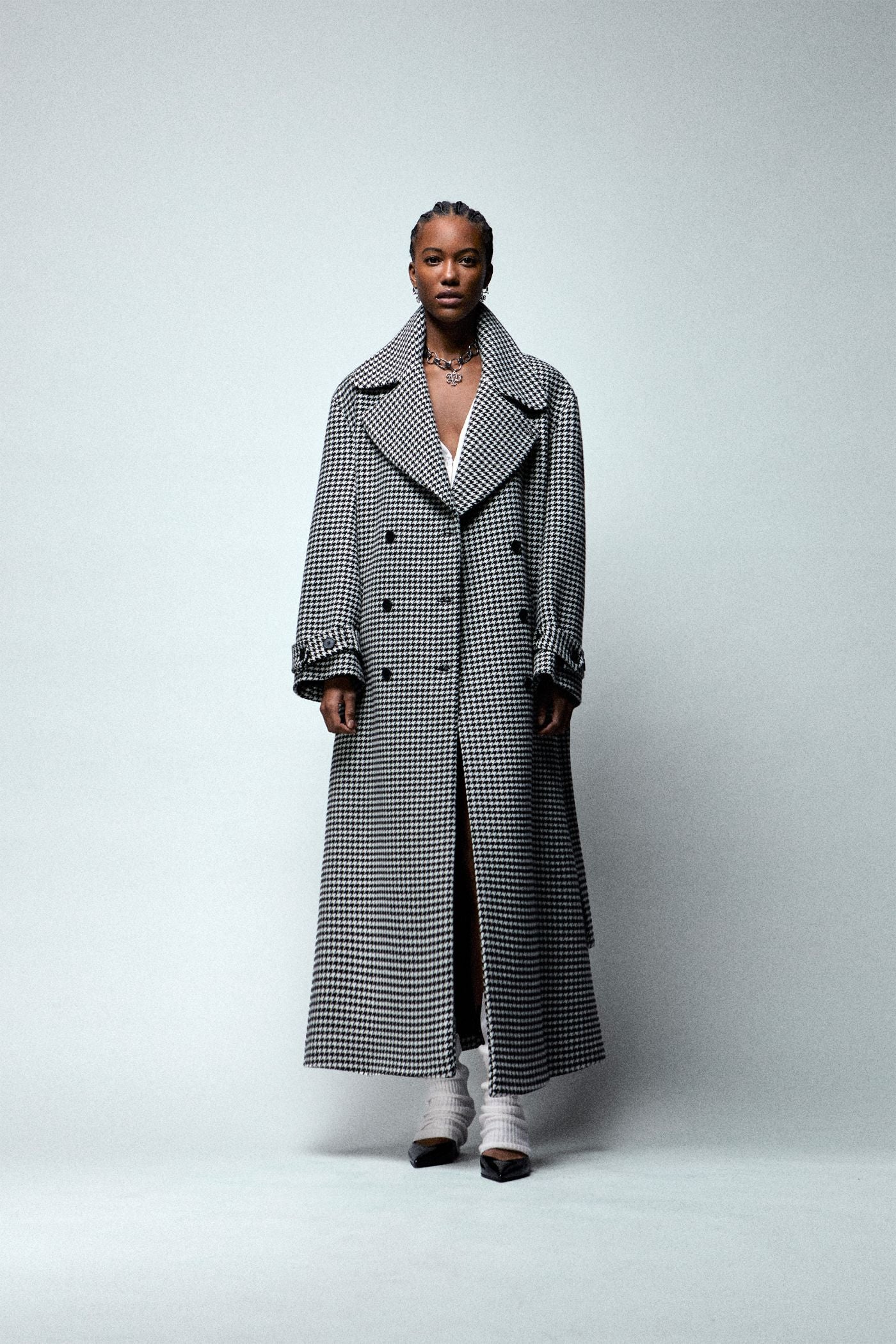 CAPPOTTO PIED DE POULE ANIYEBY