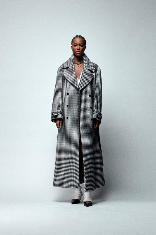 CAPPOTTO PIED DE POULE ANIYEBY