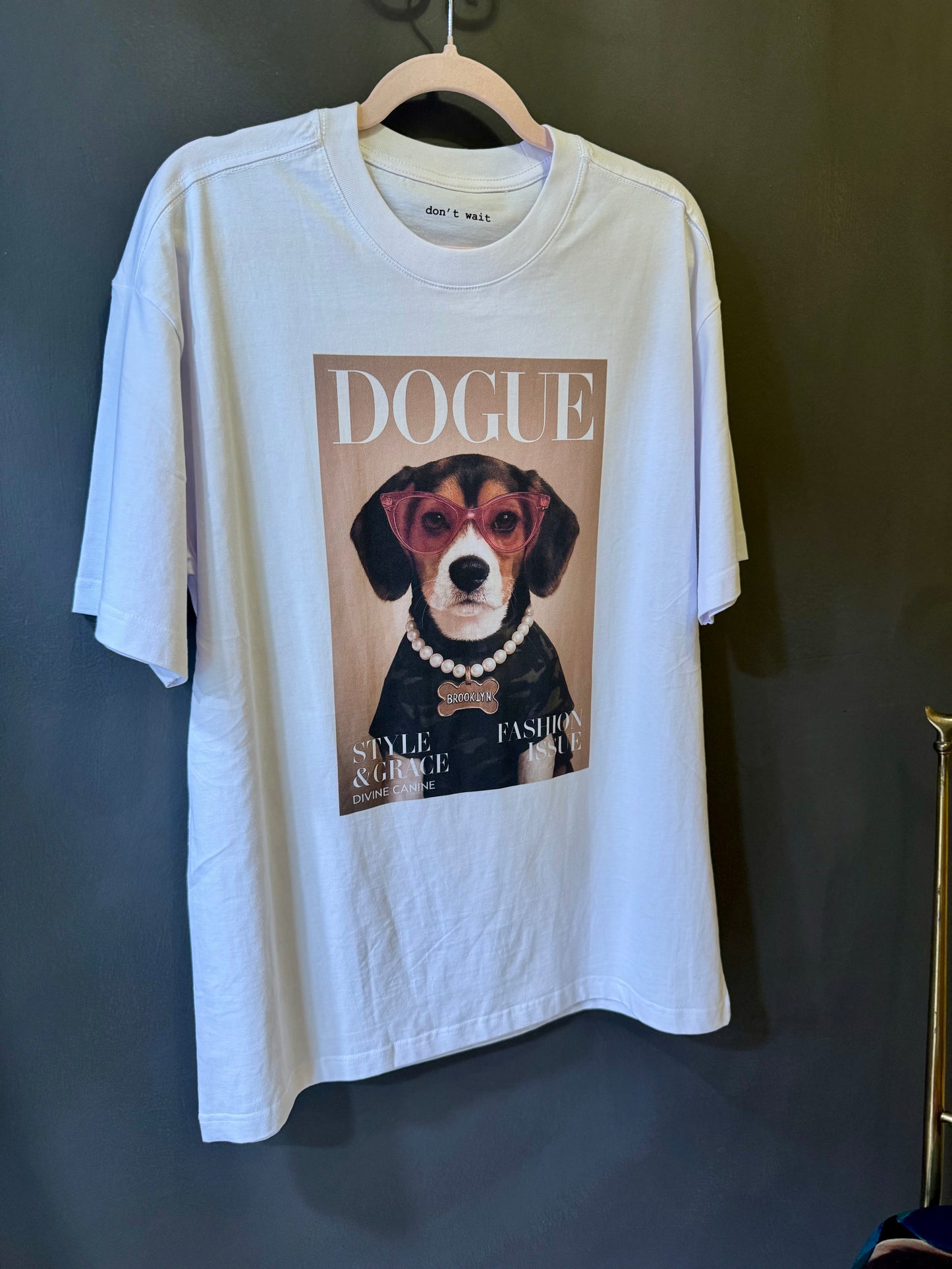 TSHIRT STAMPA ‘DOGUE’ DONTWAIT