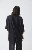 TSHIRT MANICA 3/4 NERA AMERICANVINTAGE