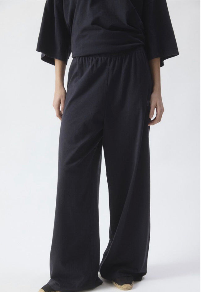 PANTALONE IN FELPA NERO AMERICANVINTAGE