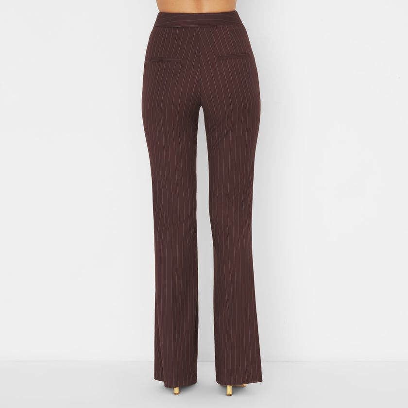 PANTALONE FLARE GESSATO SILENCE LIMITED