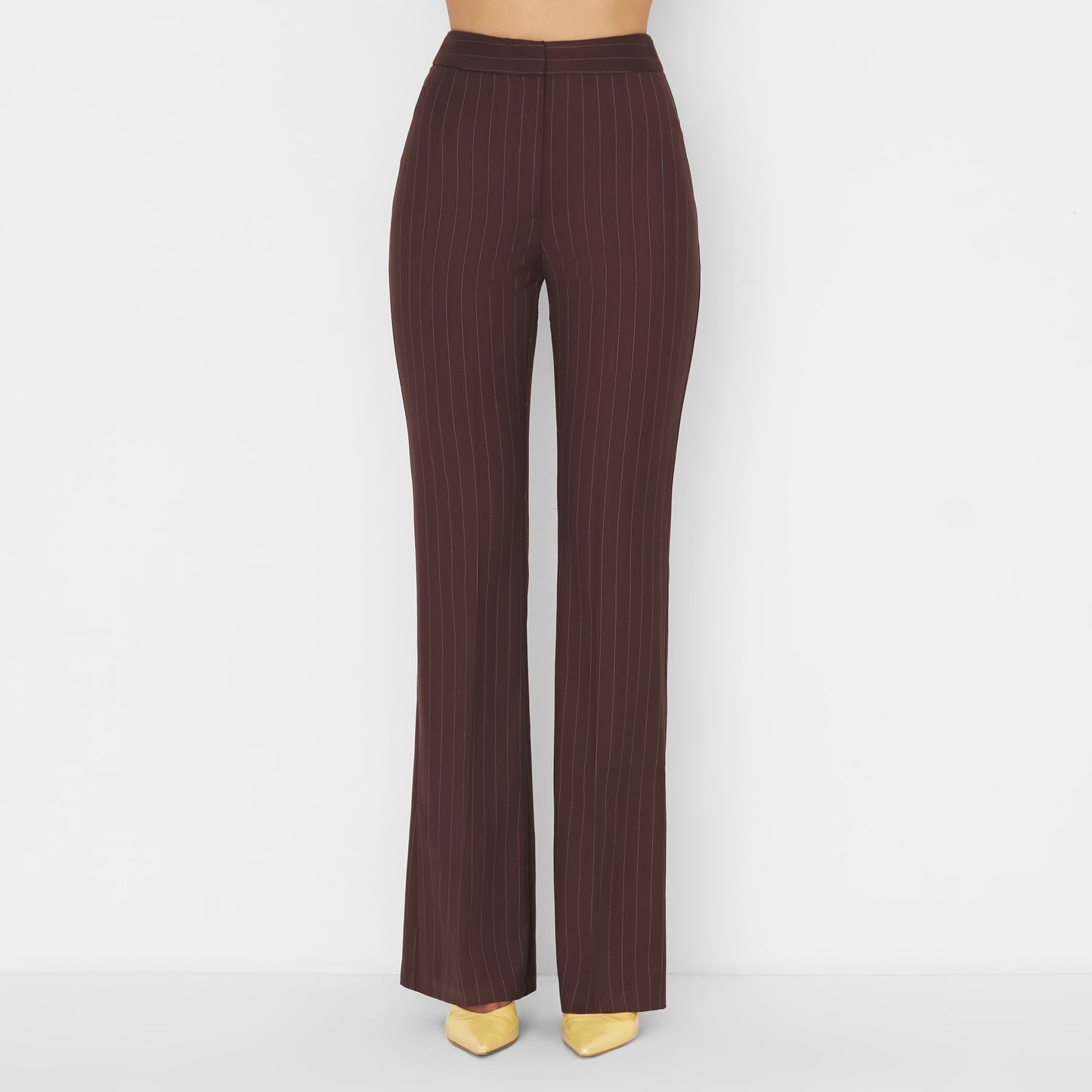 PANTALONE FLARE GESSATO SILENCE LIMITED