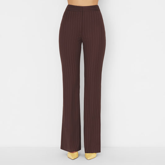 PANTALONE FLARE GESSATO SILENCE LIMITED