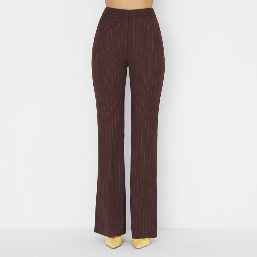 PANTALONE FLARE GESSATO SILENCE LIMITED