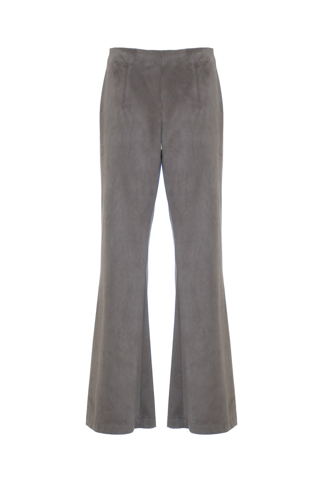 PANTALONE FLAIRE IN ECOCAMOSCIO SOALLURE