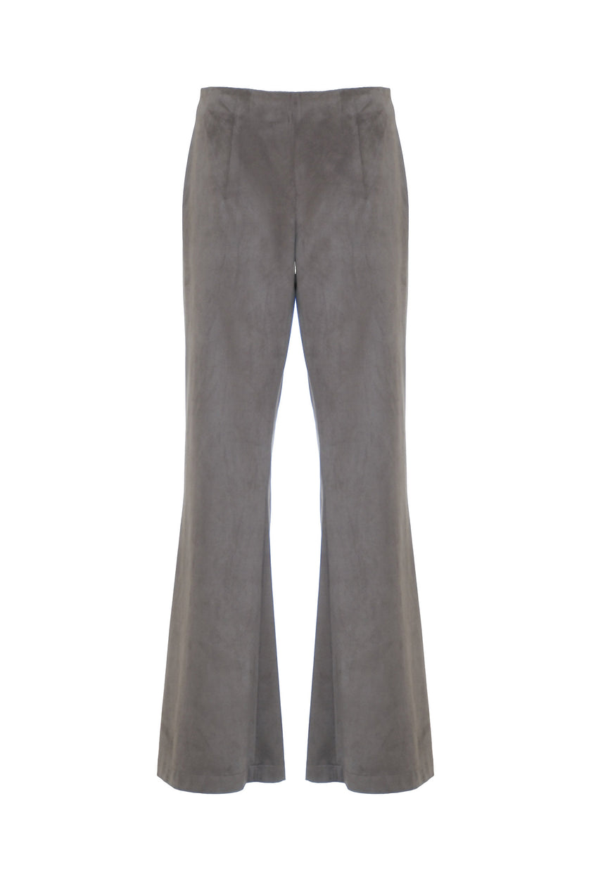 PANTALONE FLAIRE IN ECOCAMOSCIO SOALLURE