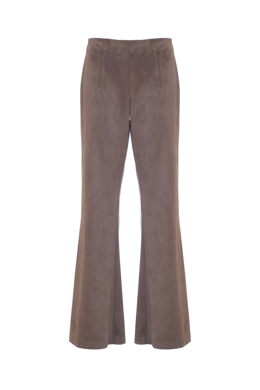 PANTALONE FLAIRE IN ECOCAMOSCIO SOALLURE