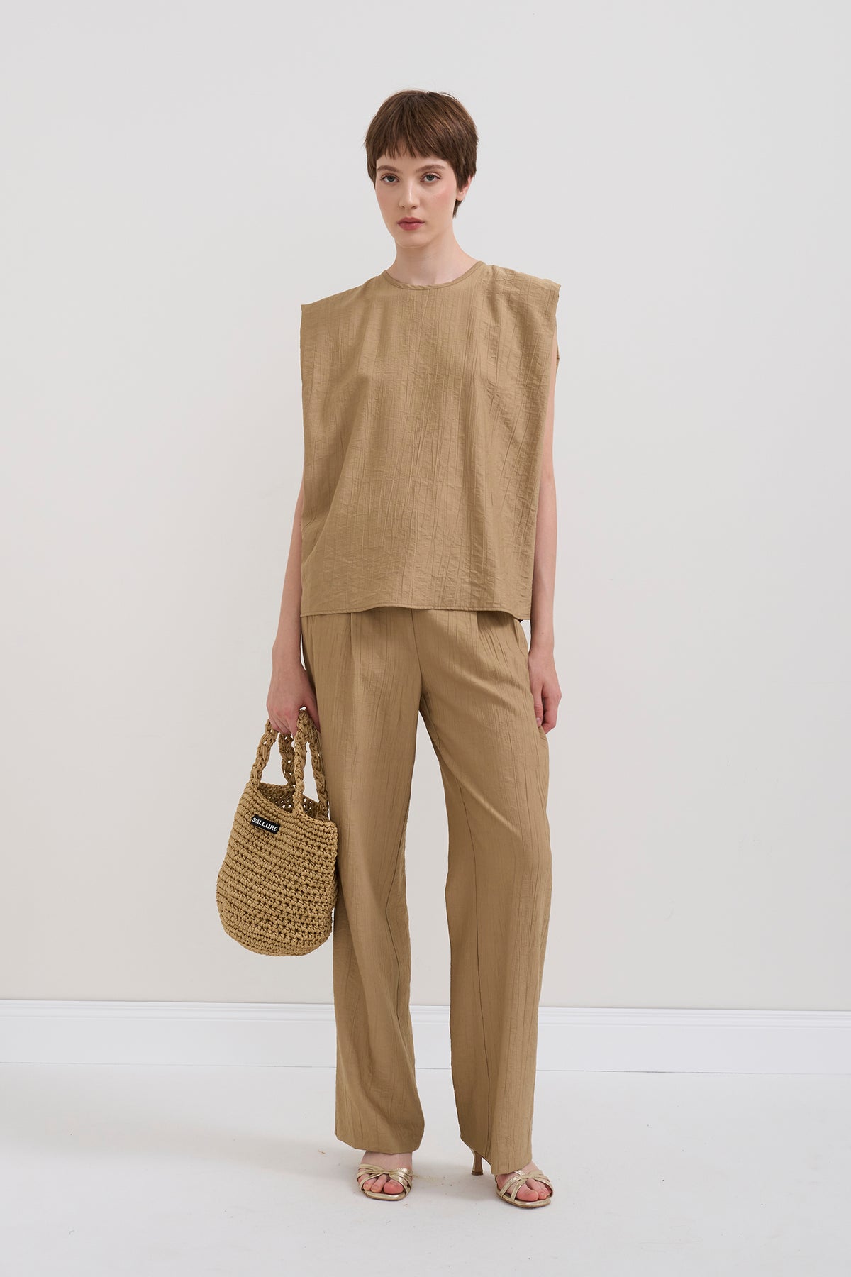 PANTALONI IN VISCOSA SOALLURE