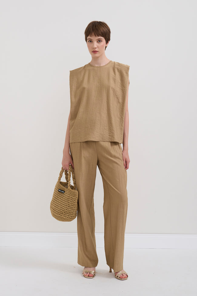 PANTALONI IN VISCOSA SOALLURE