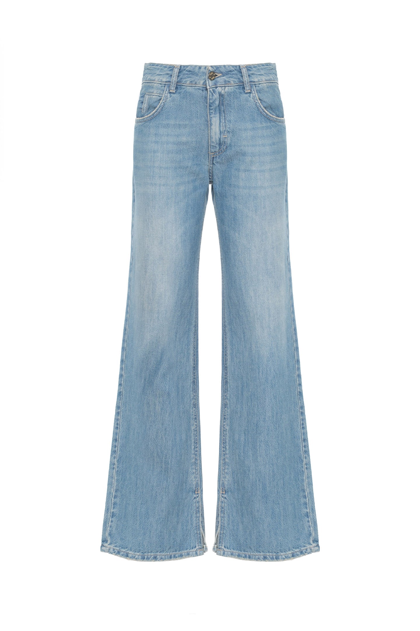JEANS WIDE LEG MEDIUM WASHED SOALLURE