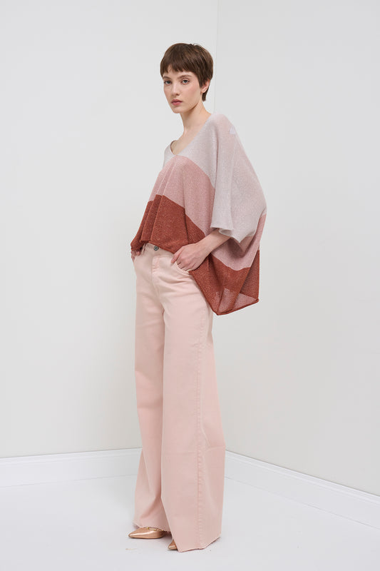 MAGLIA LUREX COLORBLOCK SOALLURE