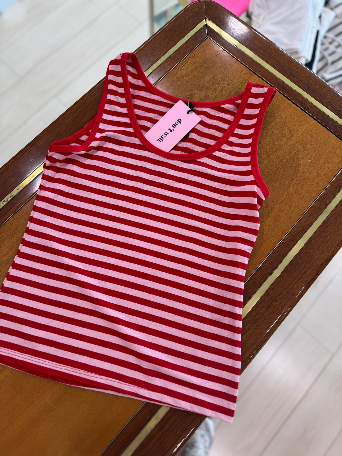 CANOTTA ‘RIGHE’|più colori DONTWAIT