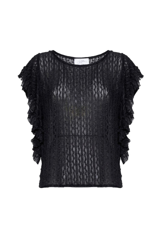 TSHIRT IN PIZZO|2 colori SOALLURE