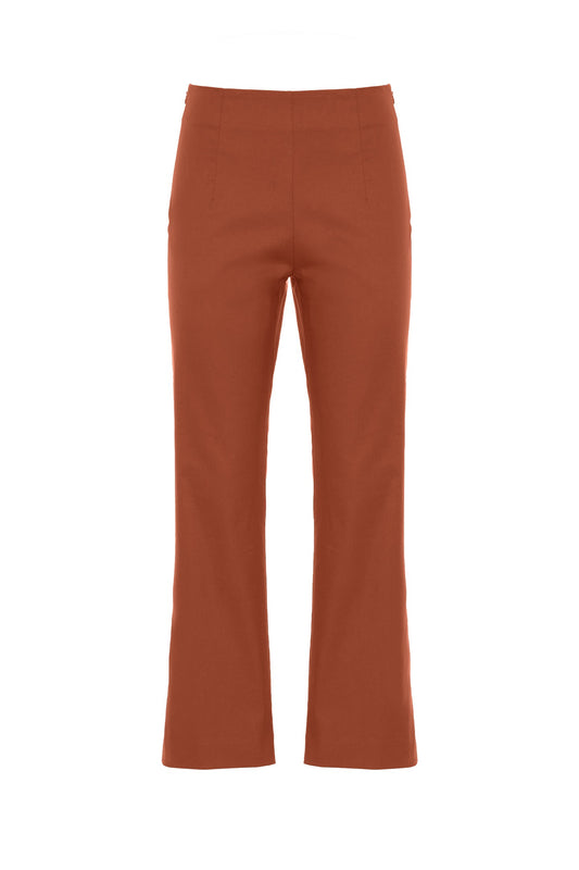 PANTALONI SIGARETTA IN COTONE SOALLURE