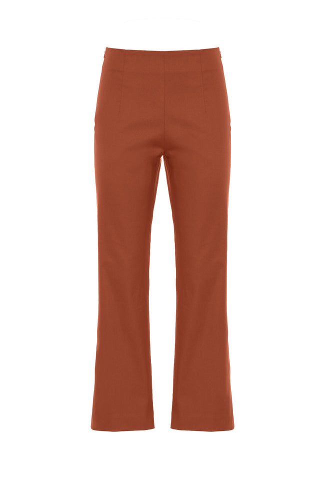 PANTALONI SIGARETTA IN COTONE SOALLURE