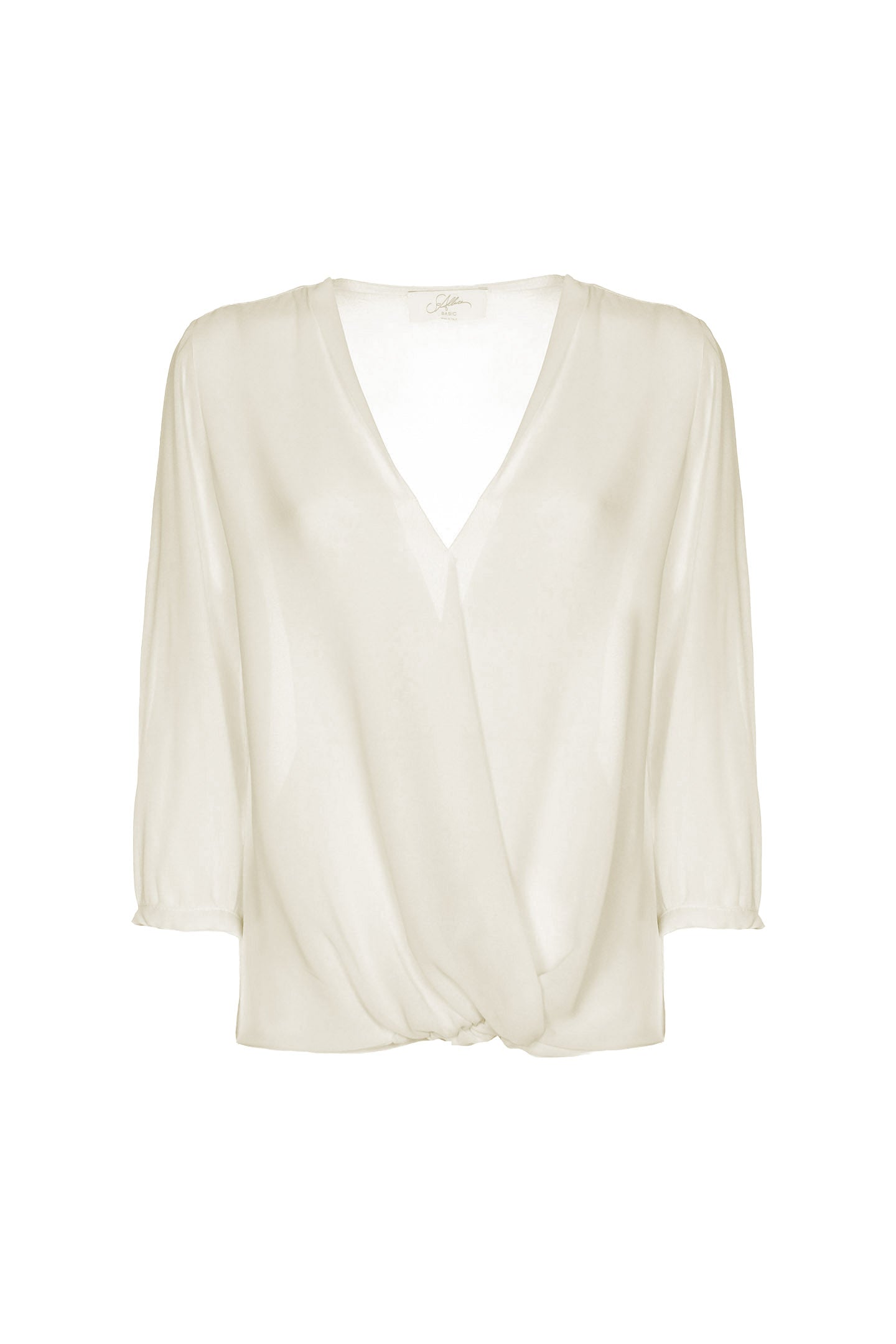 BLUSA IN GEORGETTE CHAMPAGNE SOALLURE