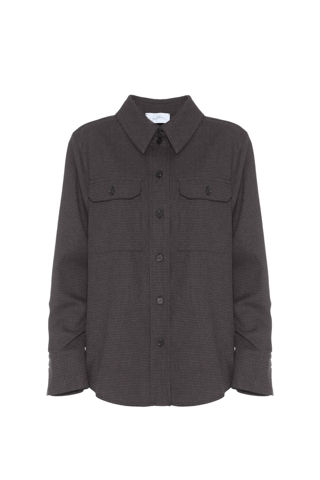 CAMICIA UTILITY PIED DE POULE SOALLURE