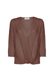 BLUSA A PORTAFOGLIO MORO SOALLURE