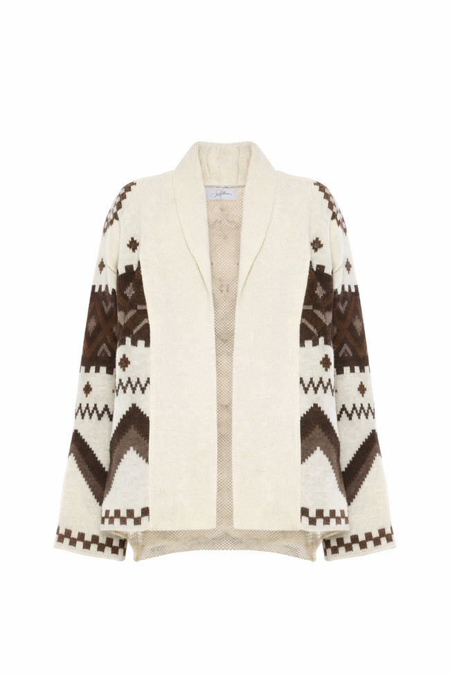 CARDIGAN MOTIVO JACQUARD SOALLURE