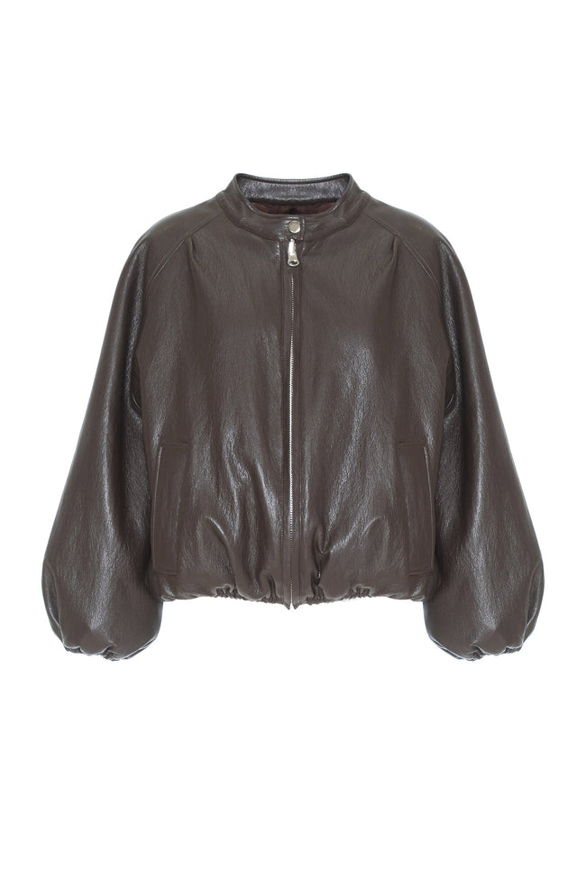BOMBER REVERSIBILE ECOPELLE SOALLURE