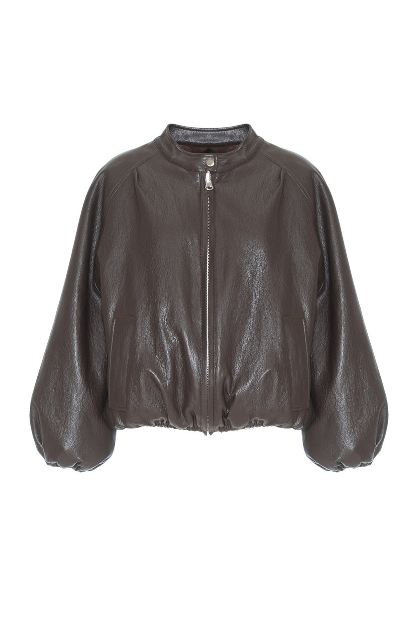BOMBER REVERSIBILE ECOPELLE SOALLURE
