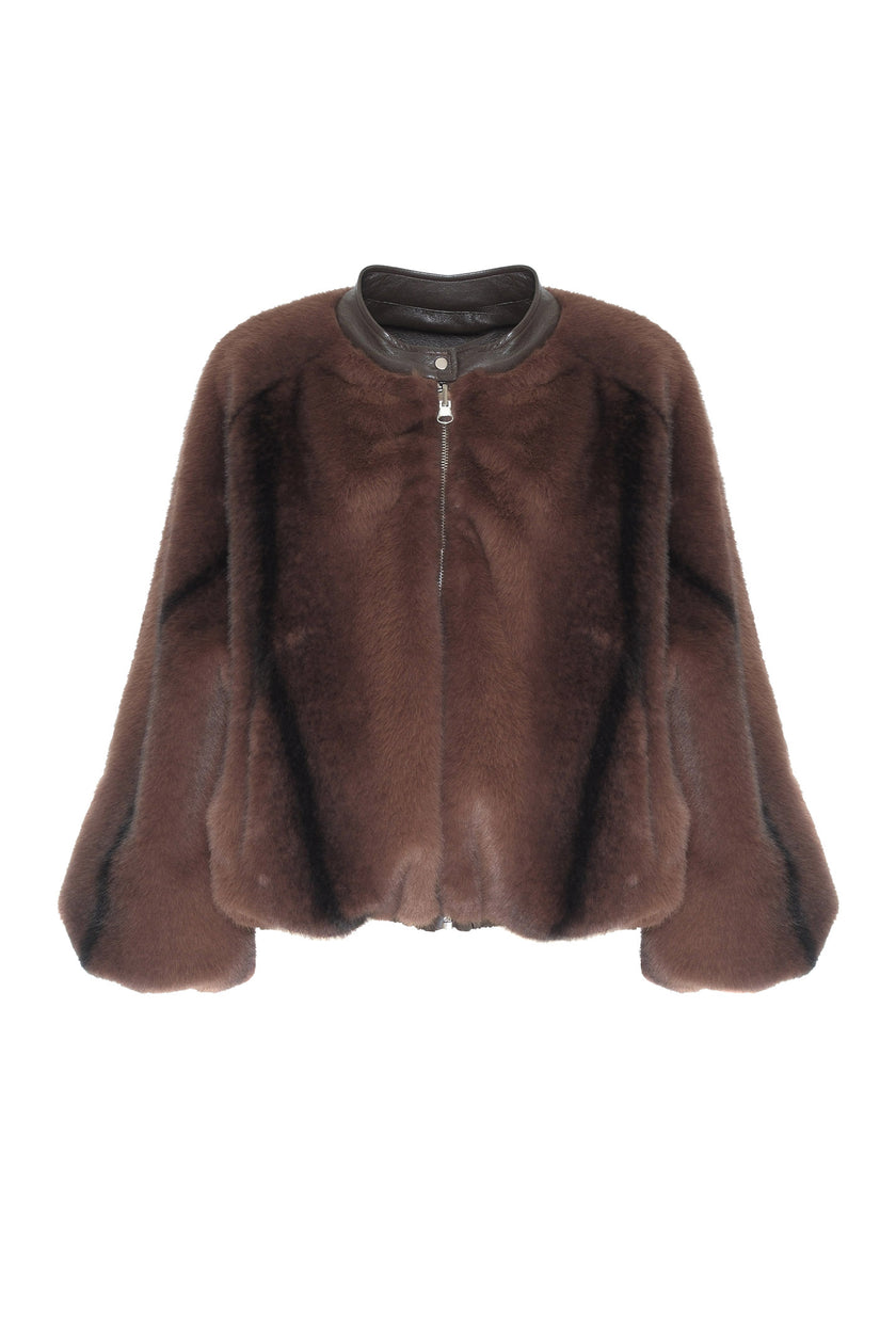 BOMBER REVERSIBILE ECOPELLE SOALLURE