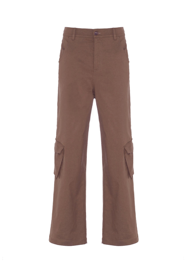 PANTALONI CARGO IN LYOCELL SOALLURE