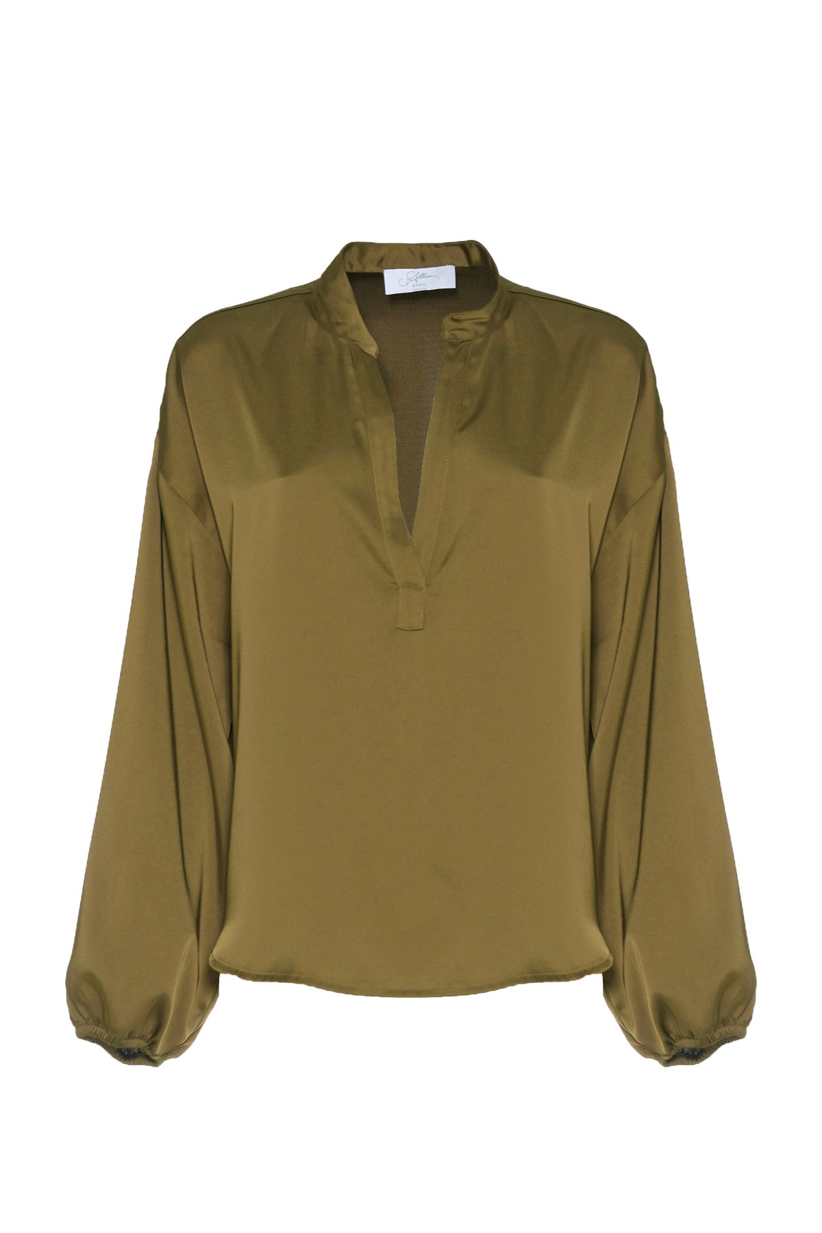 BLUSA IN RASO CON COLLO SERAFINO SOALLURE