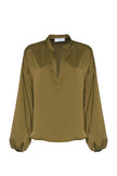 BLUSA IN RASO CON COLLO SERAFINO SOALLURE