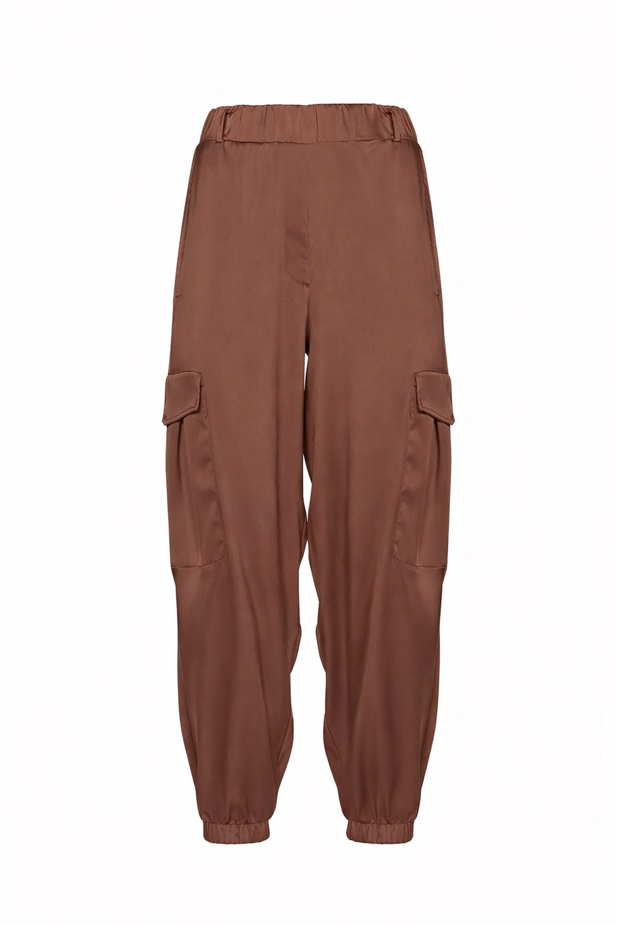 PANTALONI CARGO IN RASO SOALLURE